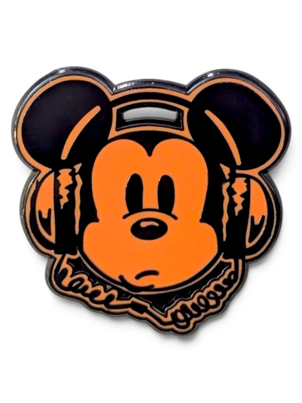 Mickey Mouse Disney Pin: D-Tour Headphones Hipster DJ